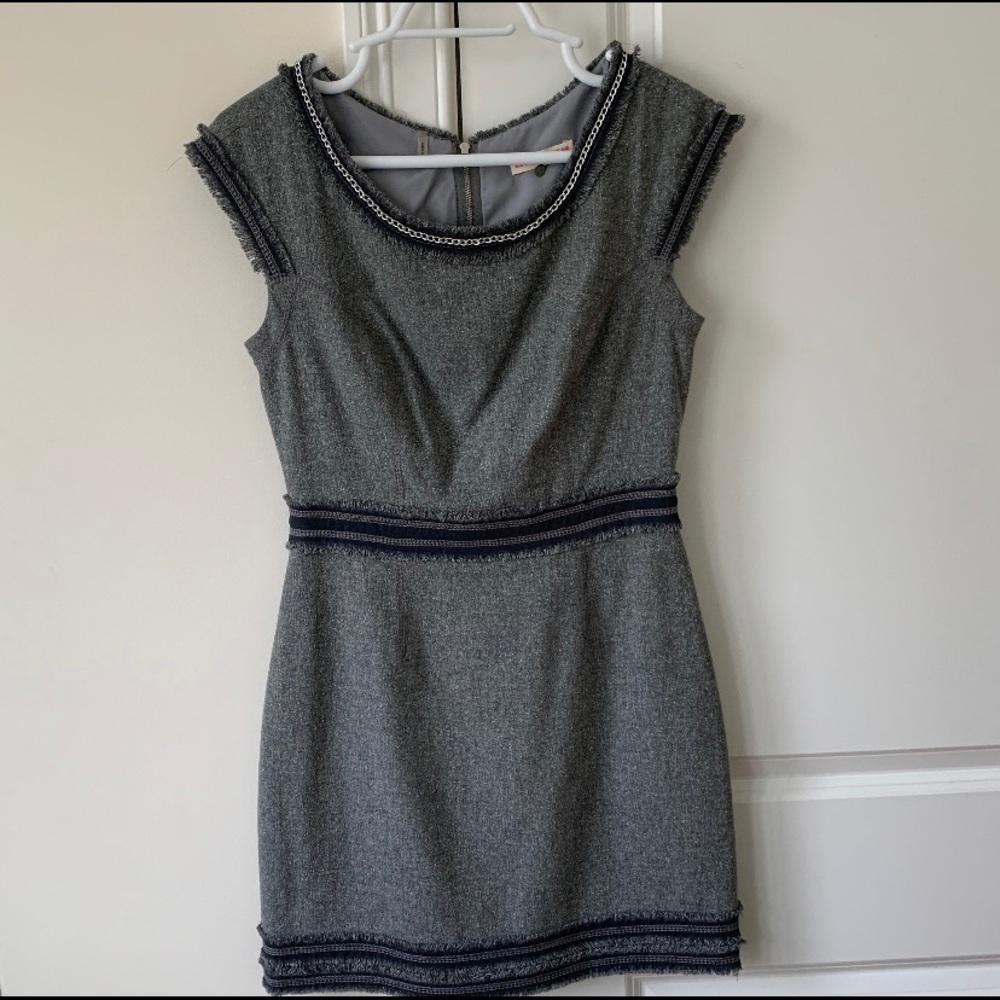 Rebecca Taylor Grey Dress - Size 6